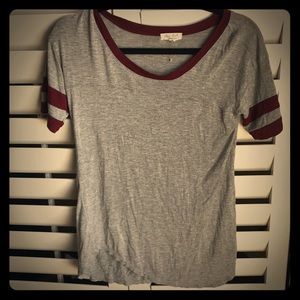 Baseball style t shirt